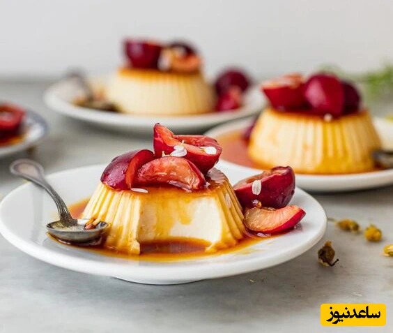 طرز تهیه دسر کرم کارامل فرانسوی بدون نیاز به فر و بروش کافه‌ای