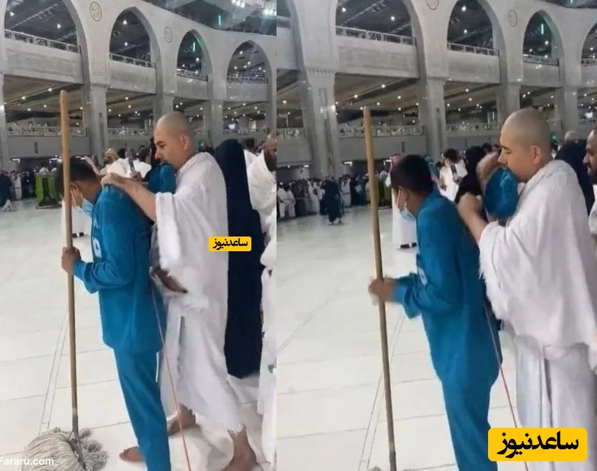 ببینید/ ماساژوری که در خانه خدا هم دست از کار نکشید!