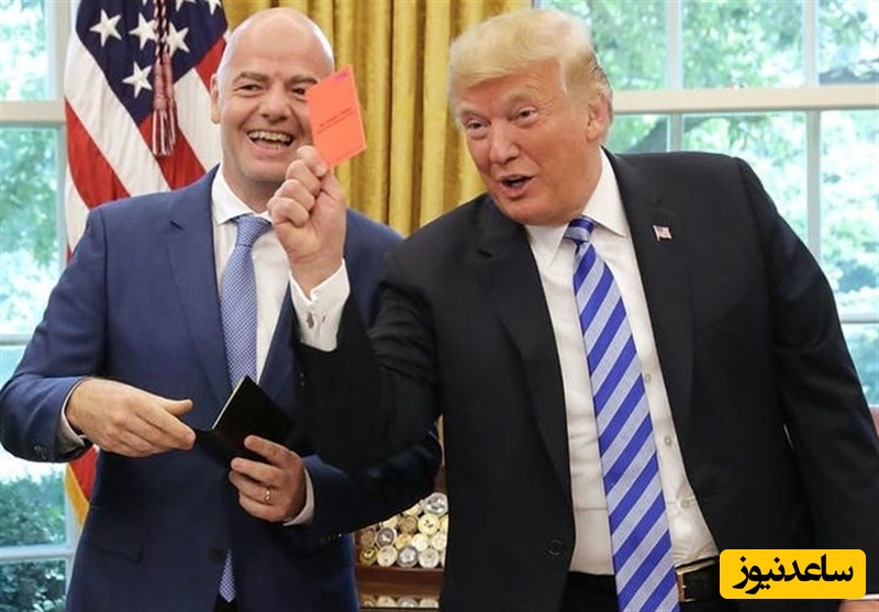 ترامپ: وقتی می بینم فوتبالیست ها پول زیادی در می آورند به این فکر می کنم خودم و پسرم ورزشکارهای خیلی خوبی هستیم