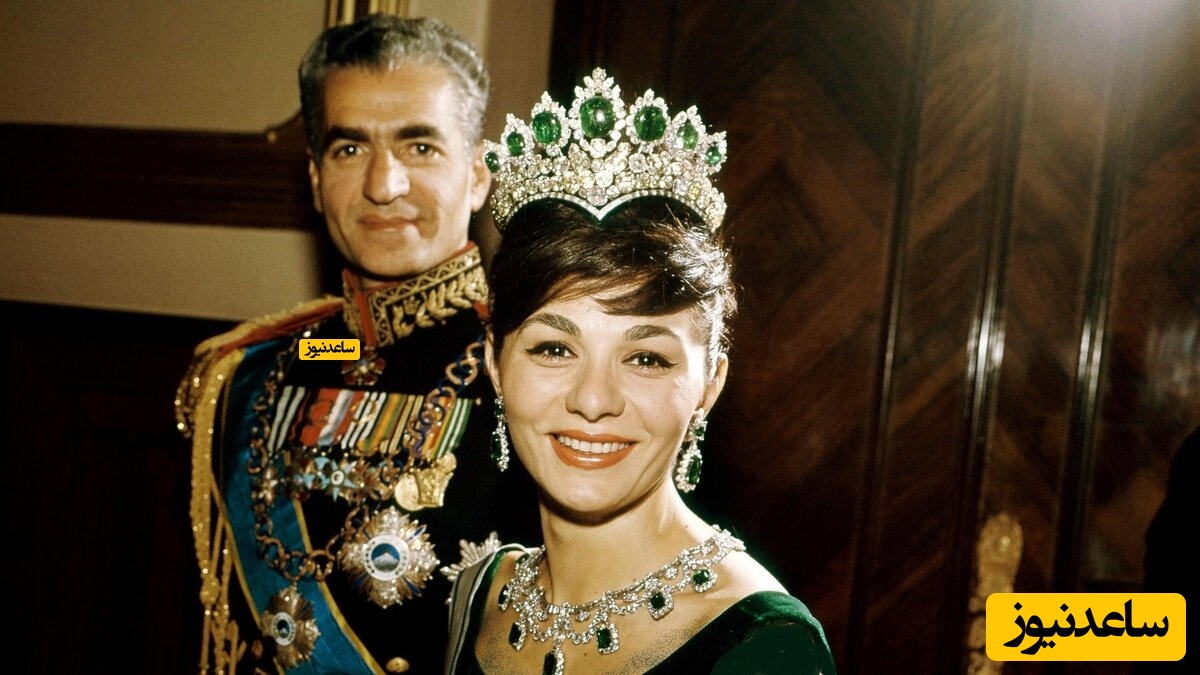 عکس لورفته از برهنگی فرح پهلوی در شب زفاف