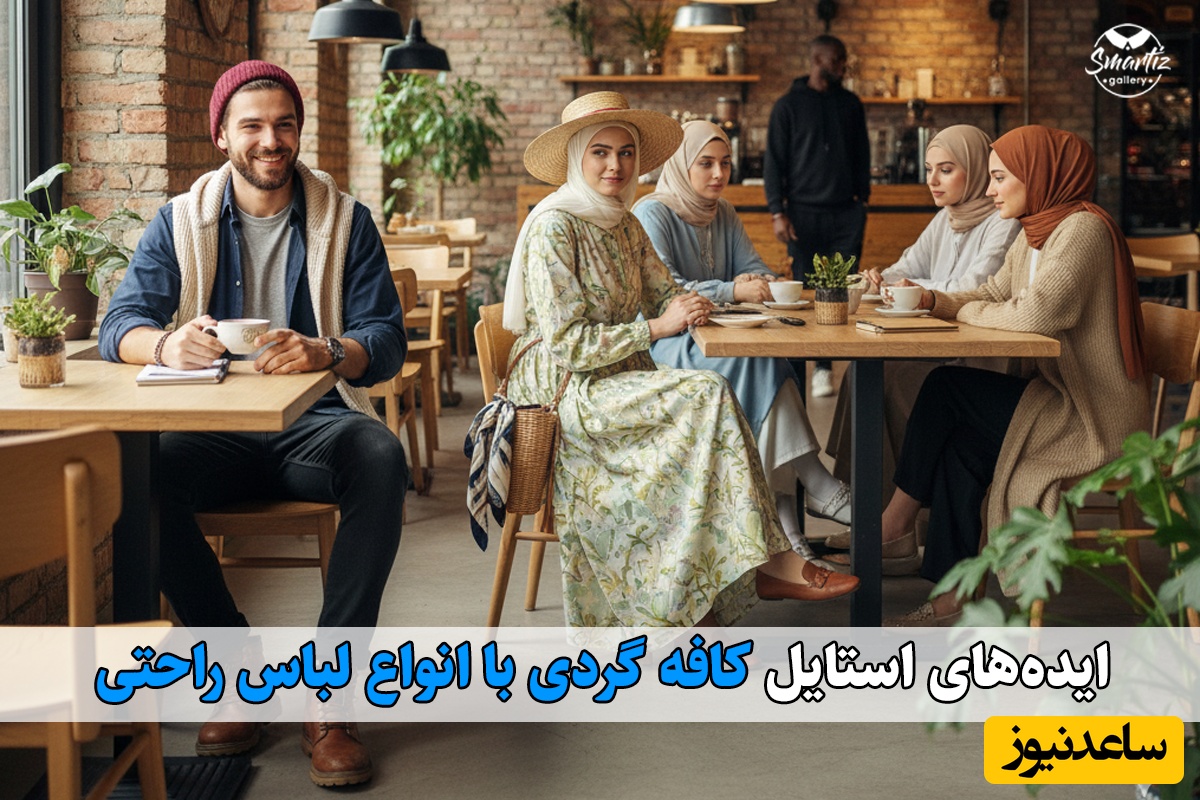 ایده‌های استایل کافه گردی با انواع لباس راحتی
