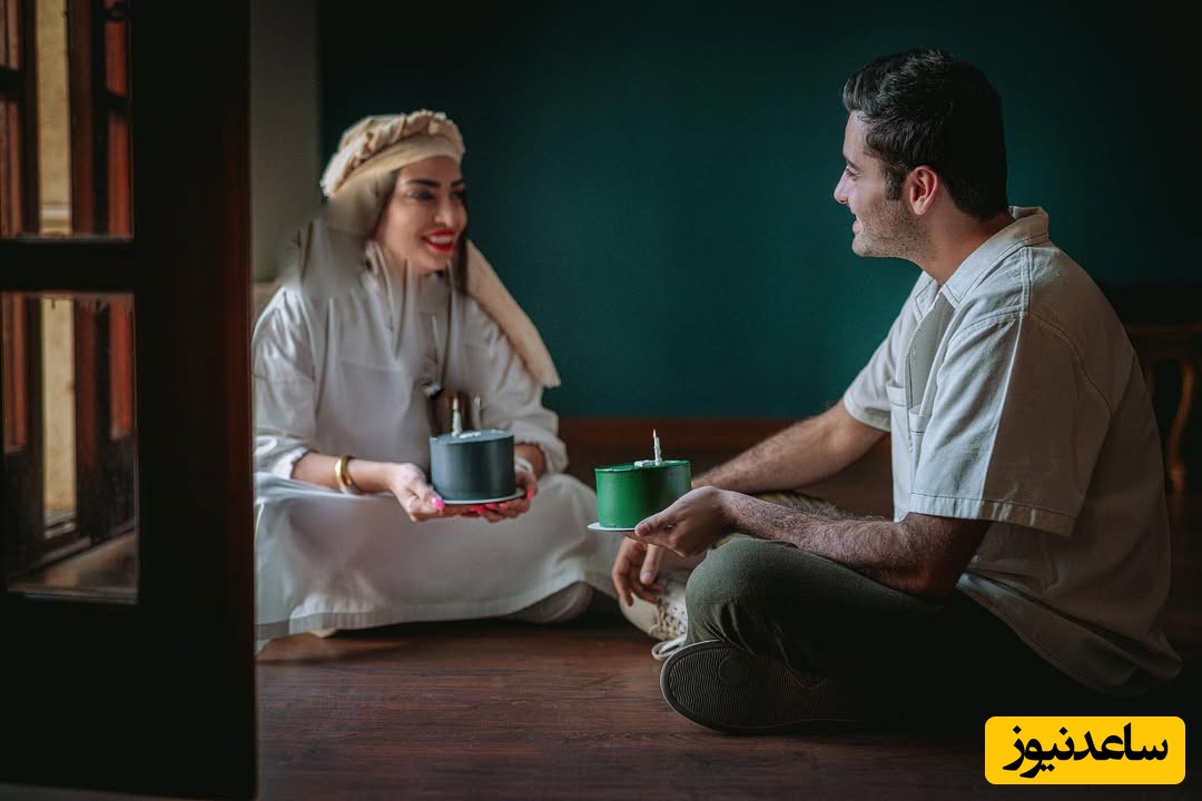 سهند جاهدی و همسرش