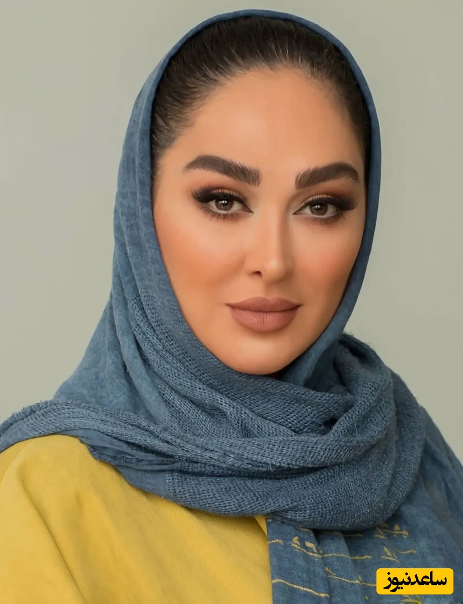 استایل ساده ولی پر از رنگ الهام حمیدی در یک مراسم