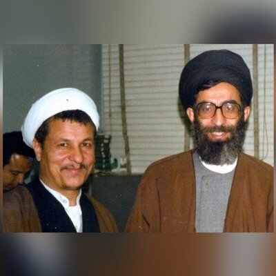 شام دو نفره و روابط گرم رهبرمعظم انقلاب و آیت الله هاشمی رفسنجانی +فیلم