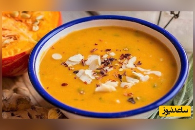 طرز تهیه آش کدو حلوای گیلانی لذیذ و متفاوت