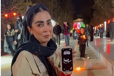 اشک‌های دختر ایرانی بخاطر رهبر شهید: قسمت نشد ایشون رو از نزدیک ببینم ولی یک ماه دیگه تولدمه و میخوام برم مشهد دیدنشون...+فیلم