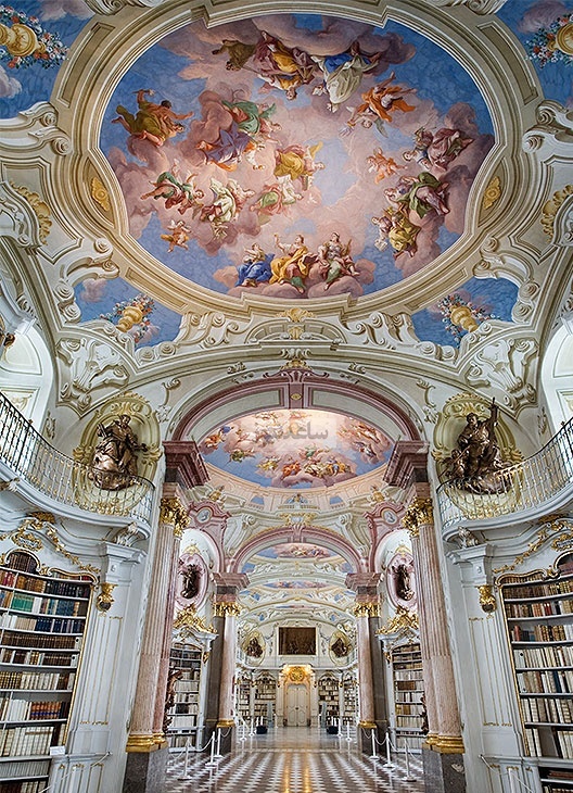 این شاهکار 250 ساله نفس گیر ترین کتابخانه‌ی جهان است/ کاش یه نسخه ایرانی‌شم ما داشتیم!🤩 +ویدیو