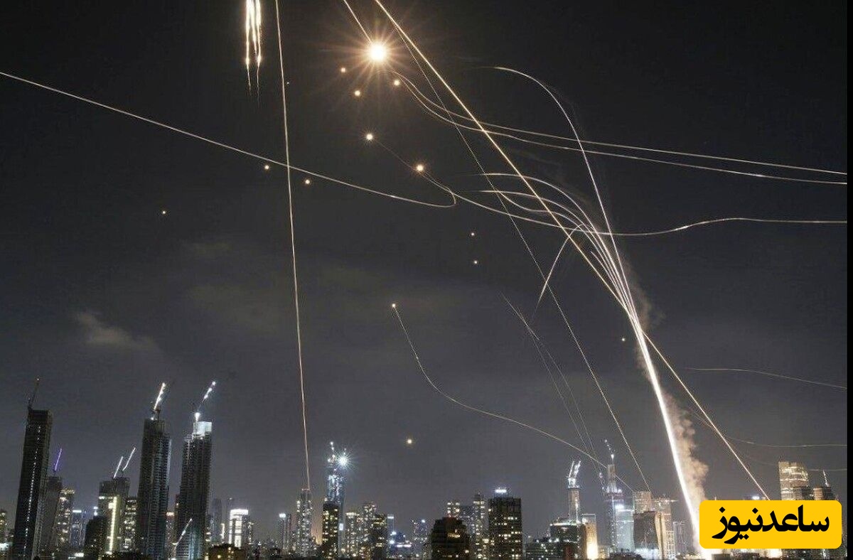 تصاویر تماشایی از بارش دیشب موشک‌ها روی تل آویو+ویدیو/ دنیا متحیر از قدرت و توانایی ایران