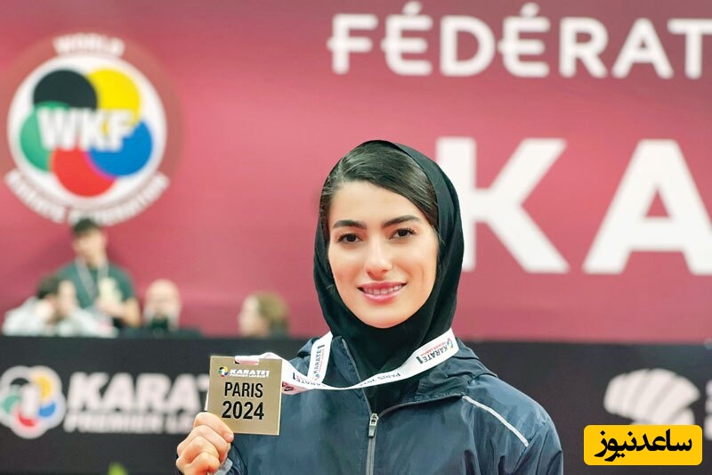 قاب امروز؛ دختر ایرانی بازهم افتخارآفرین شد/ آتوسا گلشادنژاد قهرمان کاراته جهان شد!