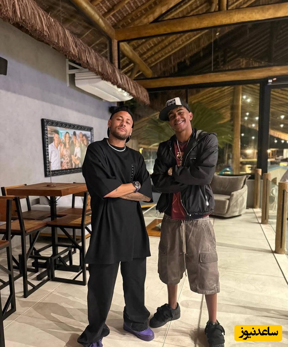 سوغاتی جنجالی لامین یامال برای نیمار در تعطیلات رویایی در خانه ابرستاره فوتبال جهان+عکس