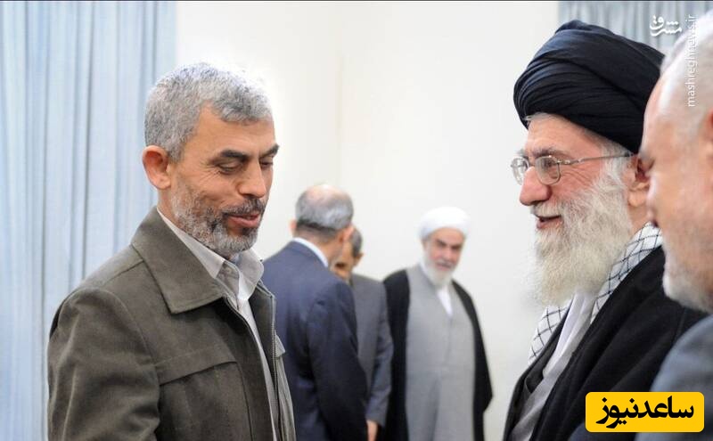 تصاویری دیده نشده از دیدار شهید یحیی سنوار با مقام معظم رهبری+ویدیو