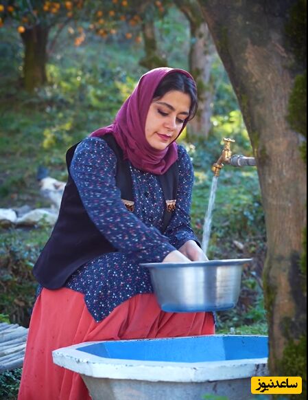 آموزش سماق پلو خوشمزه در طبیعت سرسبز با هنر آشپزی بانوی ایرانی+فیلم /این غذا خوردن داره😍