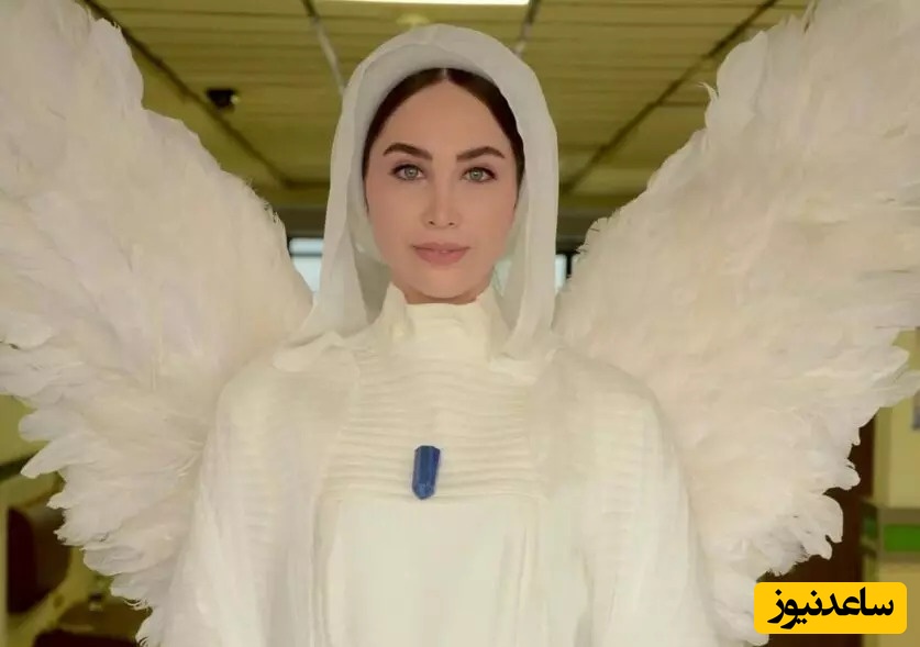 عکس وحشتناک تینا یلان ،عسلِ سریال اجل معلق در پشت صحنه/ این همه تضاد مگه داریم!!+ عکس