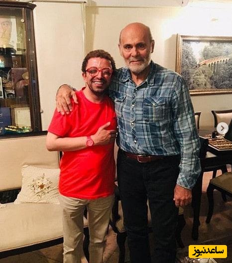 نگاهی به چیدمان شیک و امروزی منزل فرزین محدث بازیگر سریال کنکل/کتابخونه پُر، گرامافون، لوستر های حصیری، کنده کاری روی کمد لباس و...