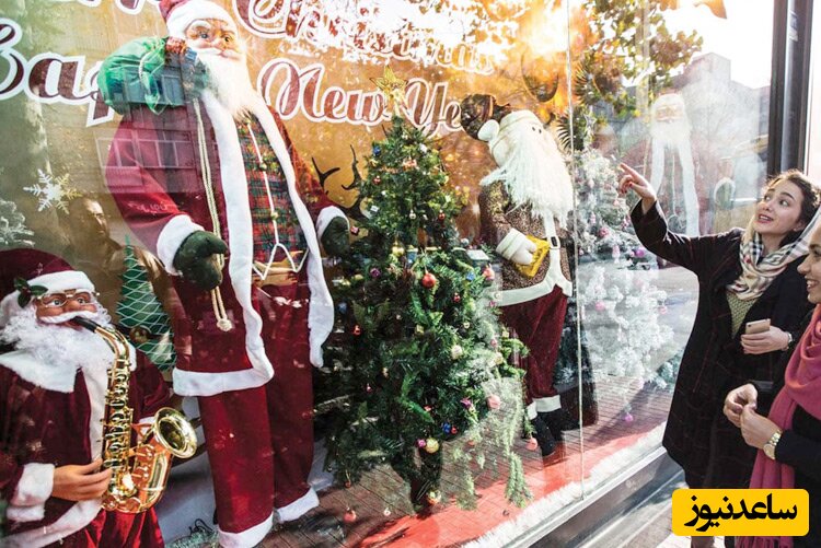 بازار داغ کریسمس مسلمانان ایرانی به مناسبت میلاد مسیح در تهران+تصاویر