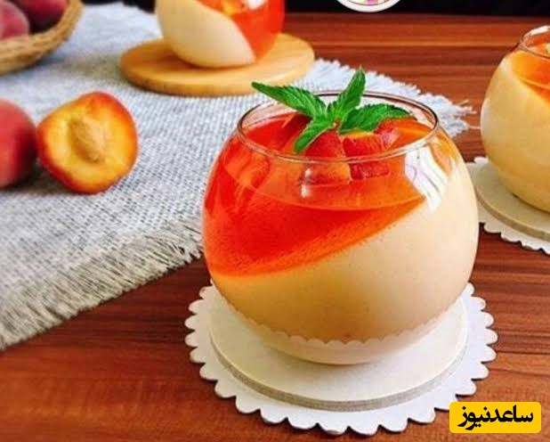 دسر هلو