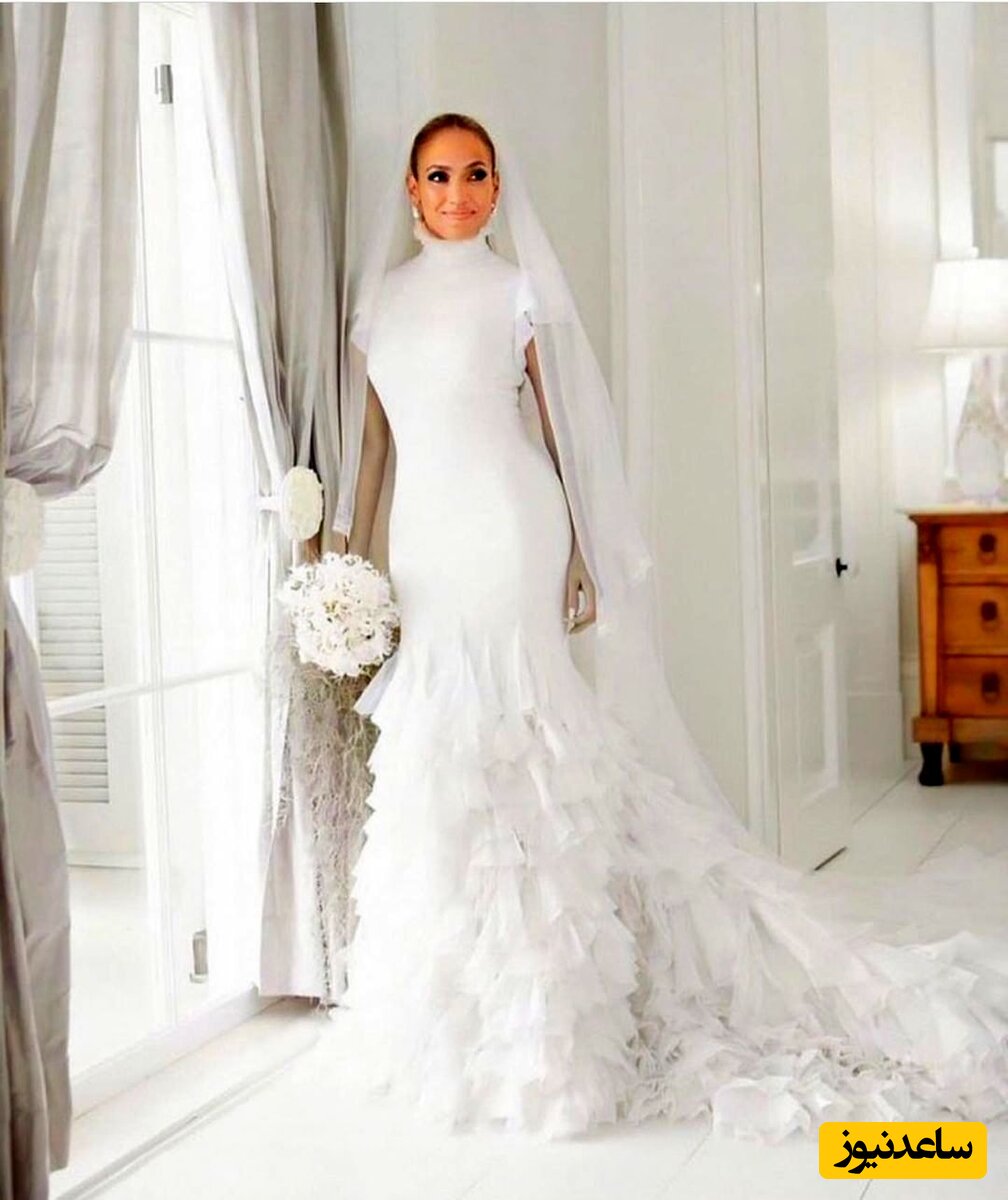 تصاویر رویایی از لباس عروس جنیفر لوپز!