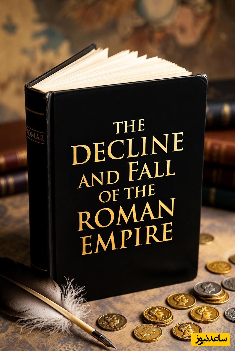 عکس/ نمایشی از خلاقانه‌ترین و زیباترین طراحی جلد کتاب؛ با اختلاف در مجموعۀ بی‌نظیر کتب «زوال و سقوط امپراطوری روم»