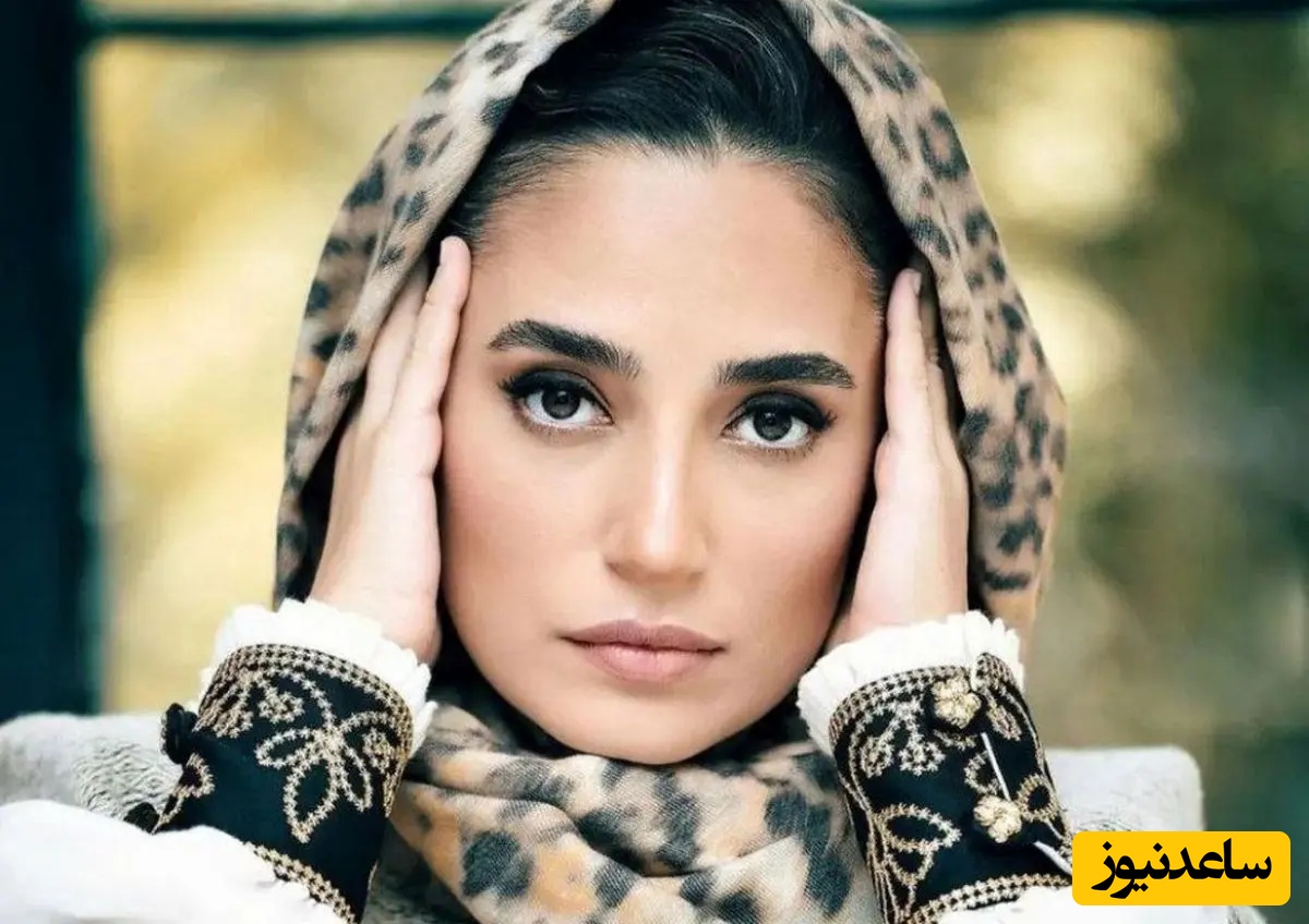 نگار جواهریان با استایل قاجاری و روبنده تغییر چهره داد/ " هر دم از این باغ بری می رسد"