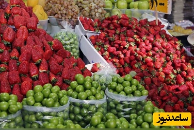خبر خوش برای دوست‌داران نوبرانه‌های بهاری؛ قیمت گوجه‌سبز و توت‌فرنگی کاهش می‌یابد