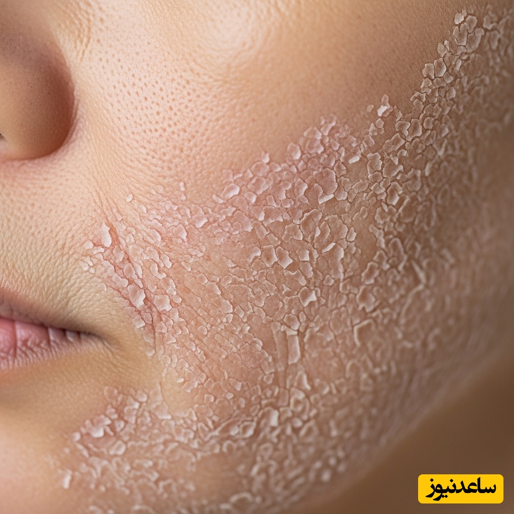 پوسته پوسته شدن صورت و درمان آن