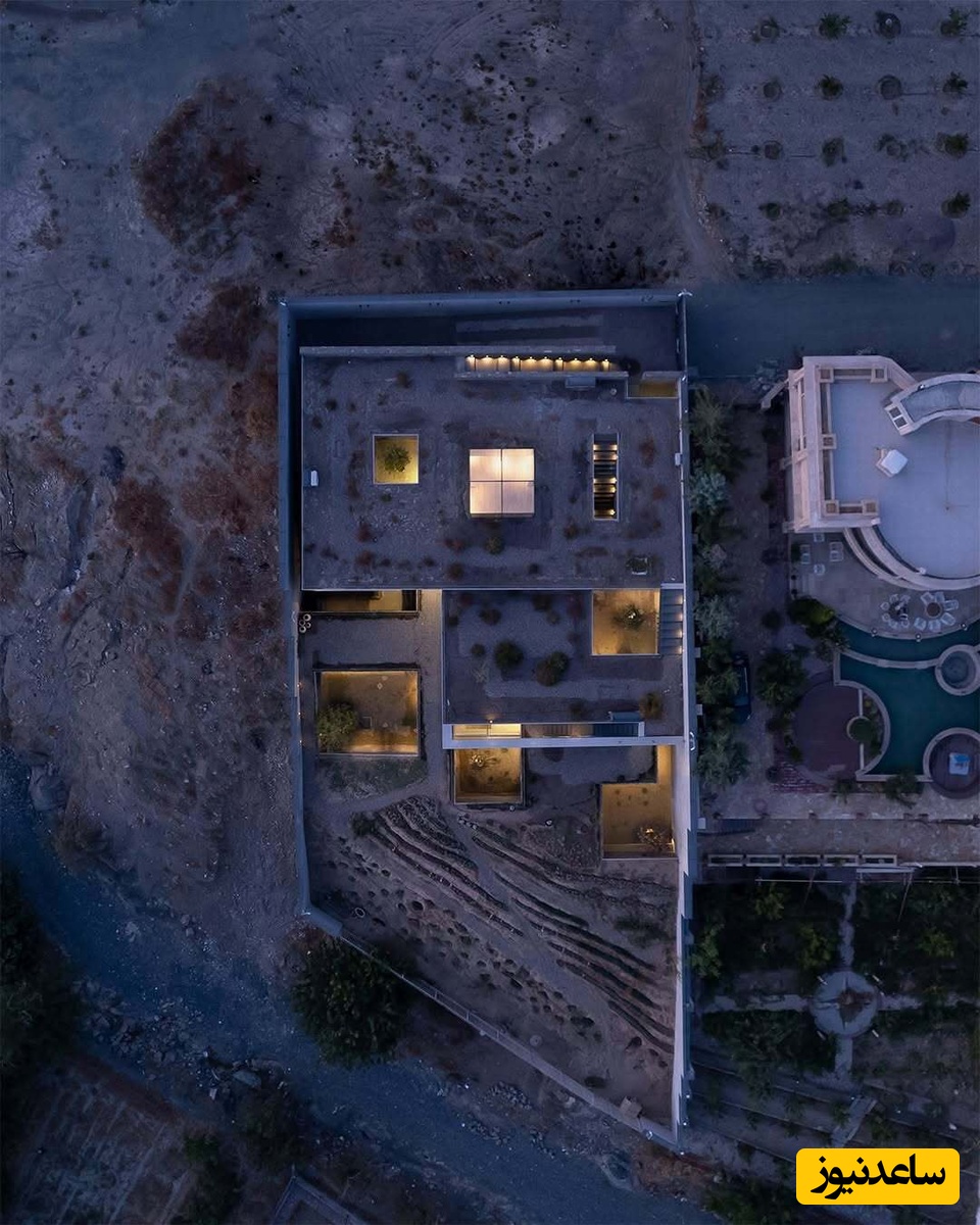 خیره‌کننده‌ترین خانه مشهد بامعماری خاص و عجیب که زیباترین خانه ایران شناخته شد/ خانه‌ای که انگار از دل زمین جوانه زده به سمت بیرون