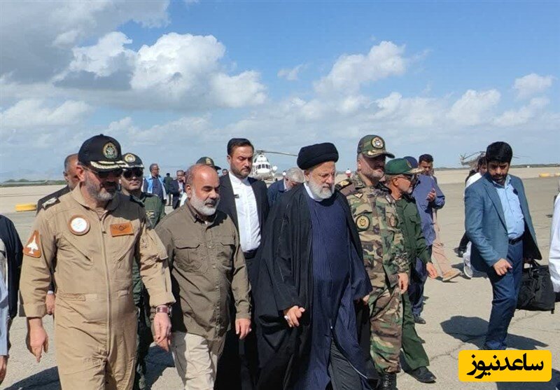 حضور رئیس جمهور در مناطق سیل‌زده بلوچستان