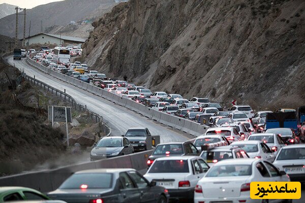 وضعیت ترافیکی و آب‌وهوایی جاده‌ها و استان‌های کشور در روز دوم نوروز