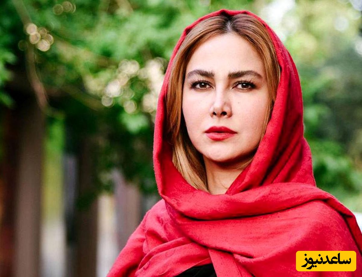 آنا نعمتی تصویر عجیبی از خود با موهای پریشان و هنگام خوردن گل منتشر کرد! +تصویر