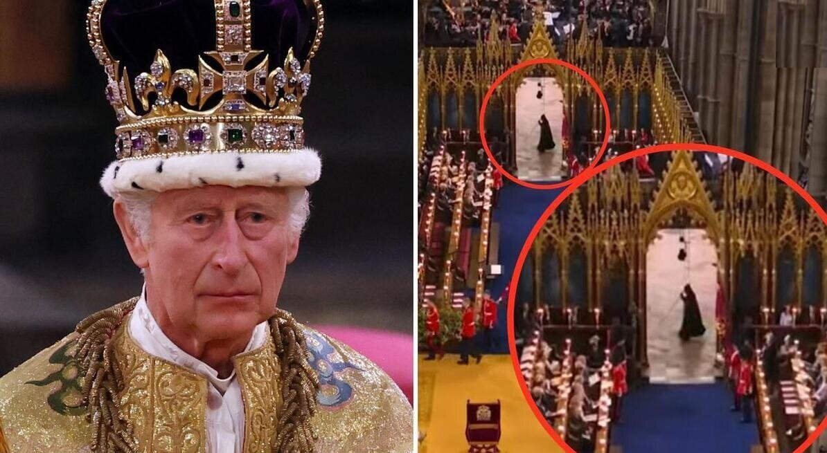 حضور عزرائیل در مراسم تاج‌گذاری پادشاه بریتانیا! مثل اینکه دیگه وقتش رسیده +ویدئو