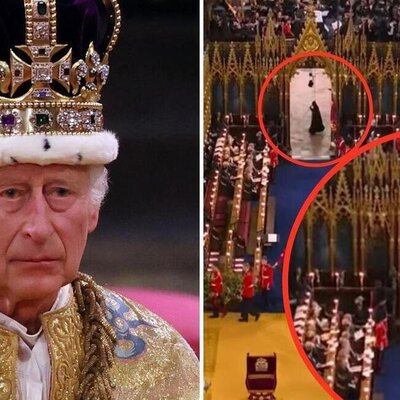 حضور عزرائیل در مراسم تاج‌گذاری پادشاه بریتانیا! مثل اینکه دیگه وقتش رسیده +ویدئو