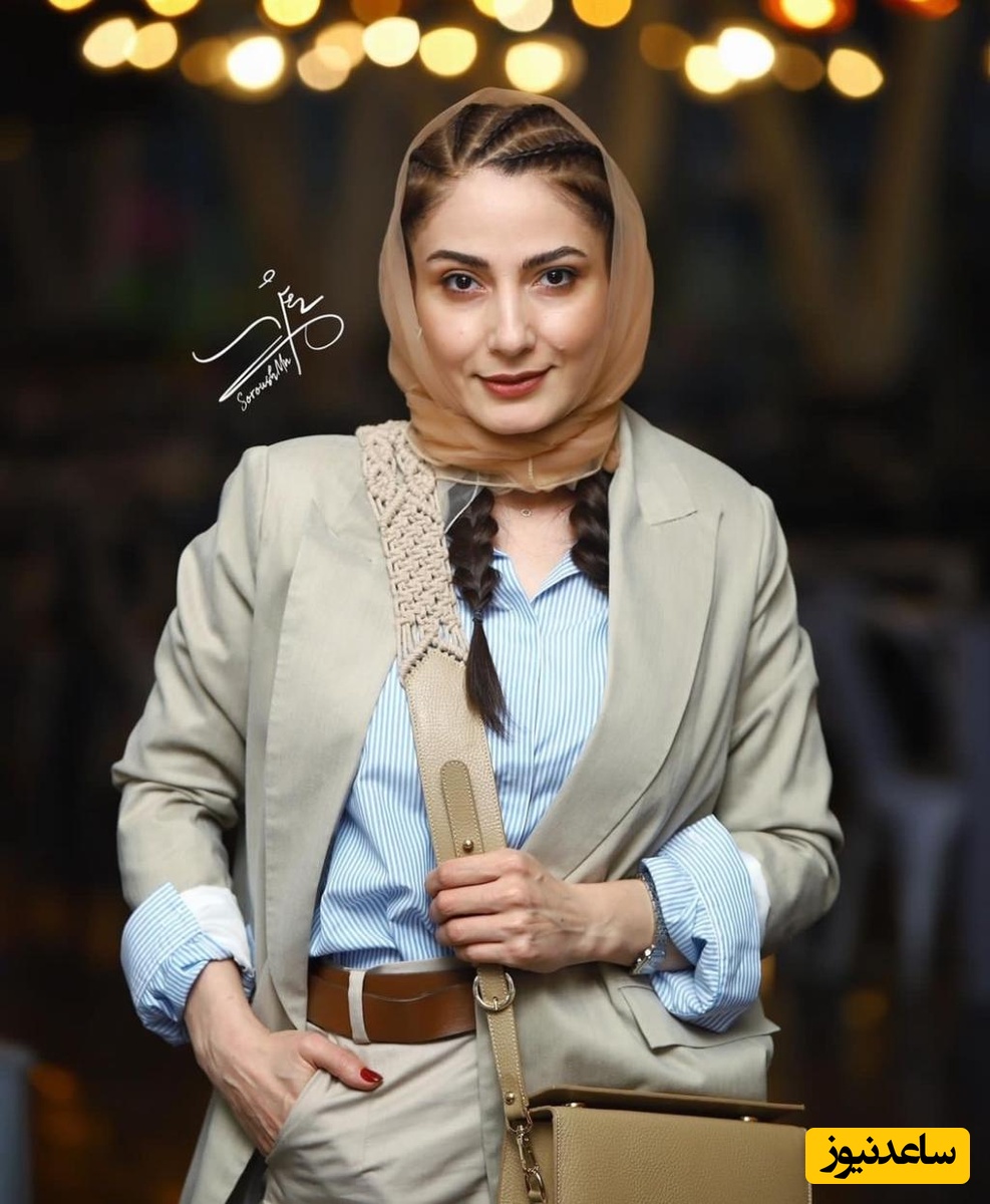 نیشخند سمیرا حسن پور در استایل سراسر مشکی بینظیر