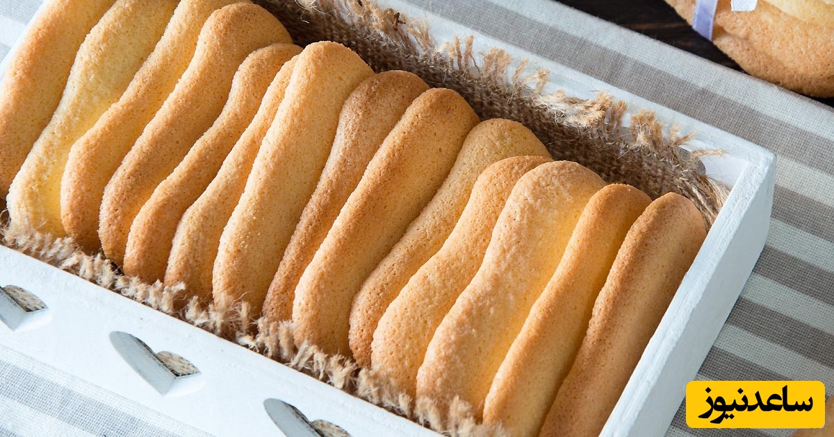 طرز تهیه بیسکویت تیرامیسو (ژنوار یا لیدی فینگر) برای عصرونه های زمستونی با چایی+ عکس