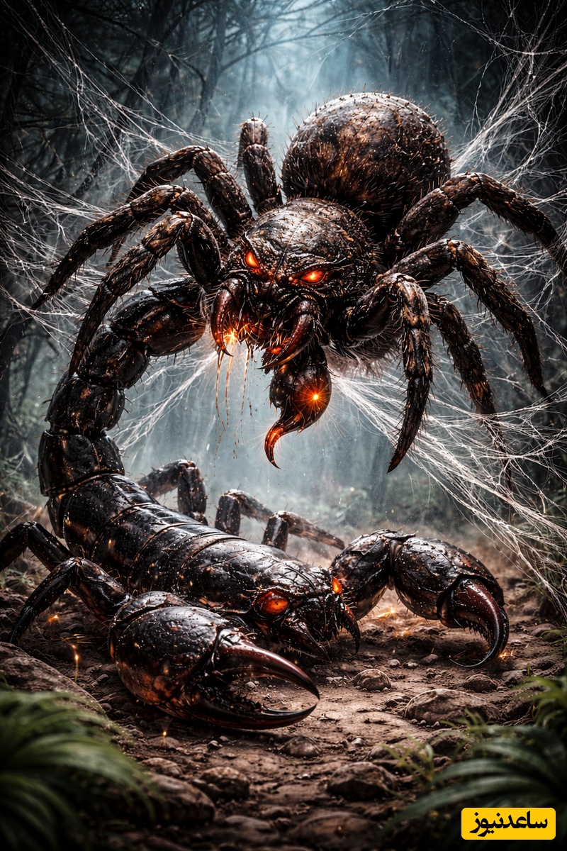 حیات وحش ؛ مستند حیات وحش حیوانات / عقرب، عنکبوت