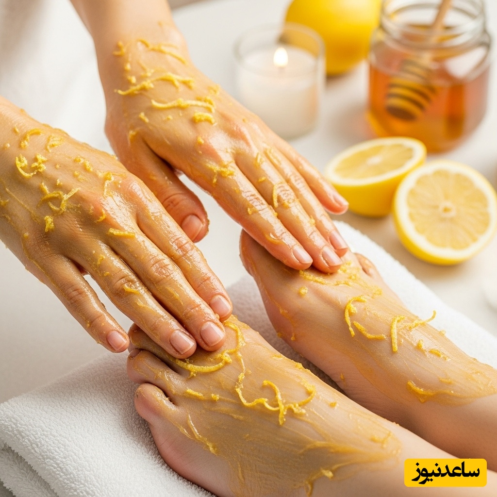 ماسک لیمو و عسل