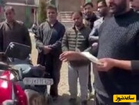 ببینید | هدیه مخصوص جوان هندی به مردم آسیب‌دیده جنگ در ایران+ ویدیو