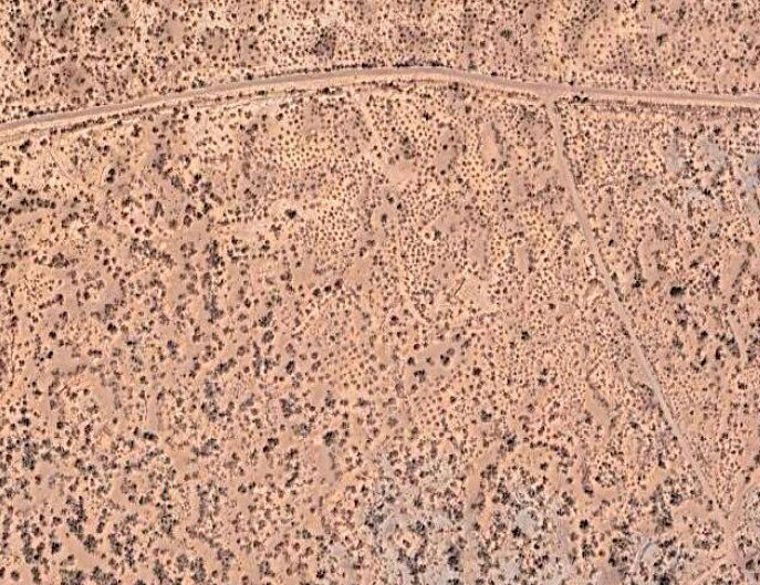 تصویر ماهواره‌ای از وضعیت کنونی مکانی که شهر در آن مدفون است