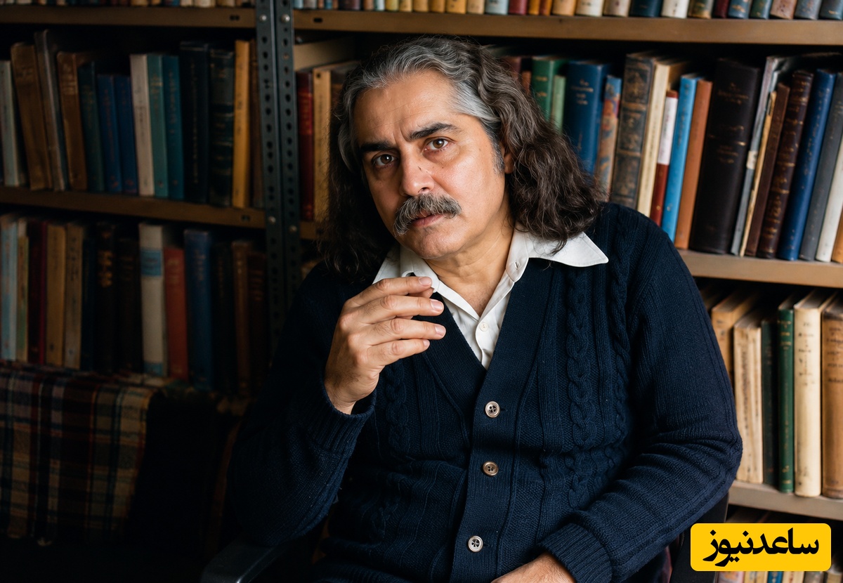 گشتی در خانه ساده و آجری مهدی اخوان ثالث، شاعر افسانه‌ای ایران/ نگاهی به اتاق کارِ نُقلی او با قفسه های فلزی و میز چوبی نوستالژیک😍