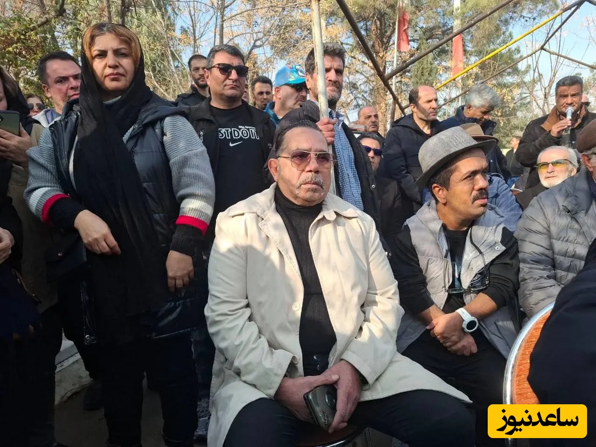 مراسم خاکسپاری سعید پیردوست