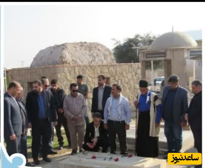 بخشداری عنبر/گلباران قبور شهدا وتجلیل از پدران جانباز وایثارگر