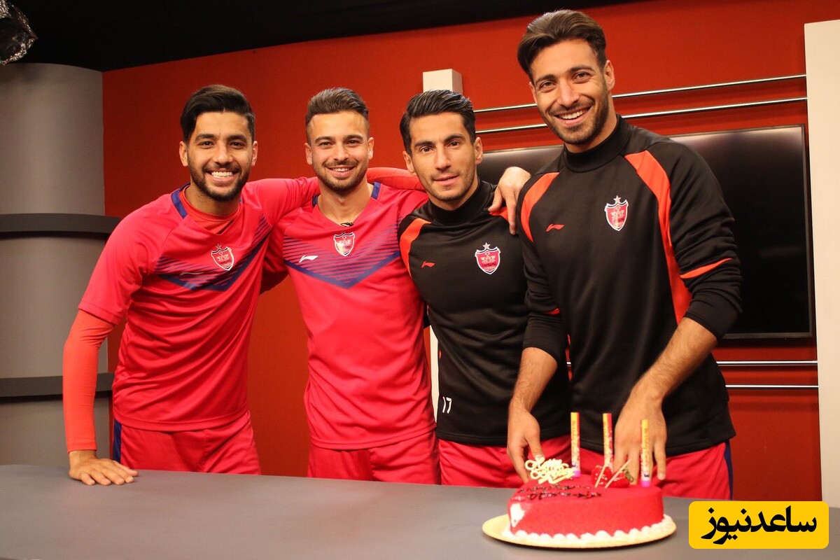 نوستالژی فوتبالی؛ جشن تولد خنده دار و باحال سروش رفیعی در مجردی/ چقدر شیطون بودن!+عکس
