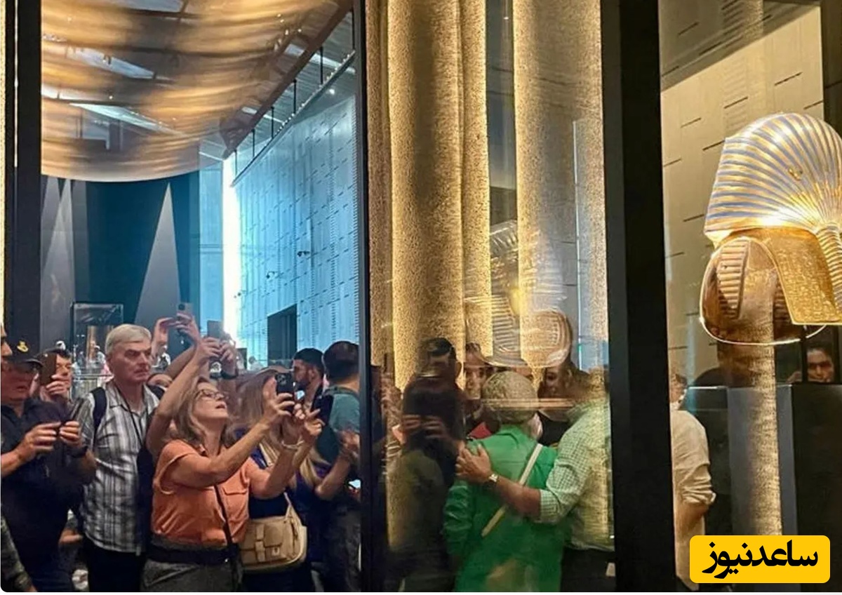 «گنج فرعون توت‌عنخ‌آمون» برای اولین بار به صورت یکجا به نمایش درآمد