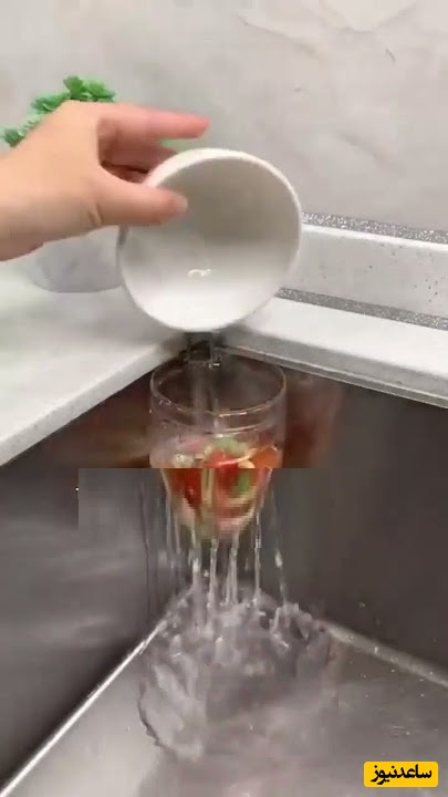 دغدغه خانم های ایران برای تمیز موندن سینک ظرفشویی به همین راحتی حل شد/ خلاقیت با دور ریختنی ها(فیلم)