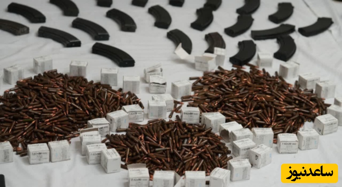 کشف محموله تسلیحاتی و تجهیزات نظامی توسط وزارت اطلاعات در غرب کشور + عکس