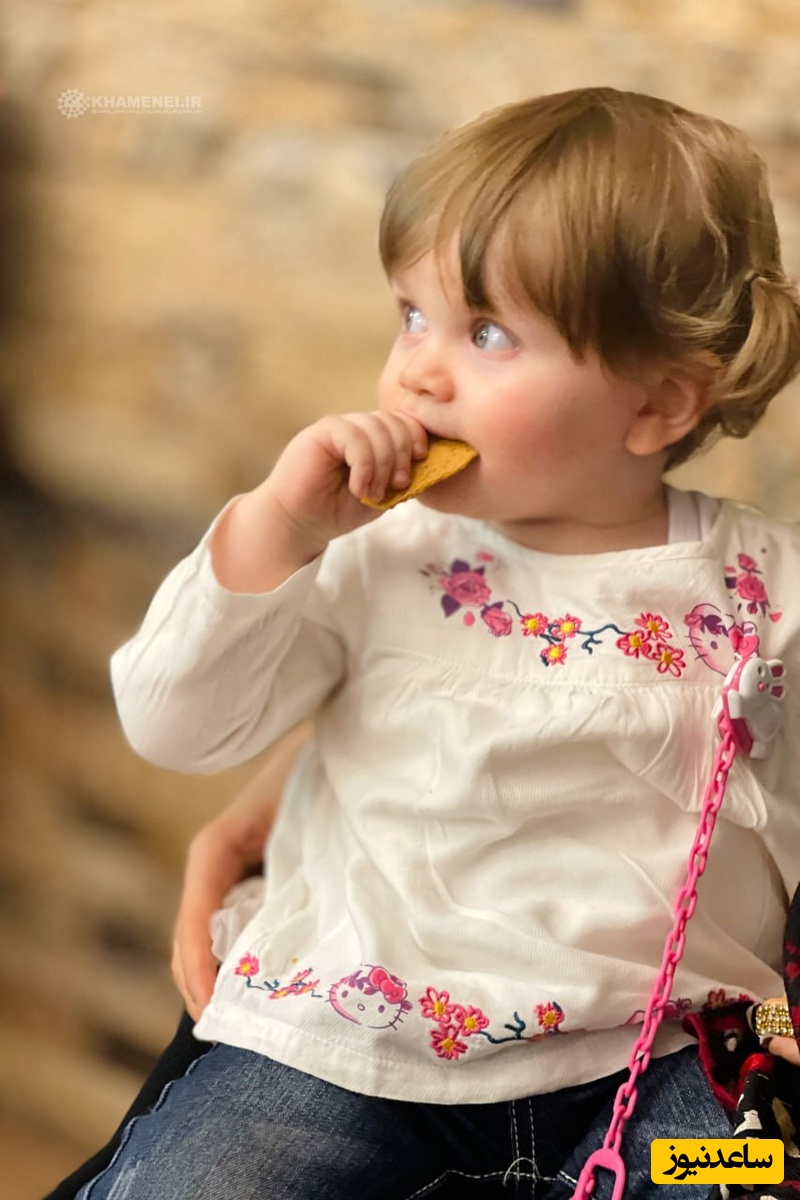 دست نوشته رهبر شهید انقلاب در قرآن اهدایی به نوه 14 ماهه شهیدش زهرا خانوم