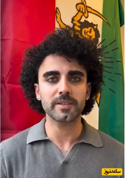 زیر پرچم شیطان؛ التماس ذلیلانه محمد صادقی به ترامپ و نتانیاهو برای حمله به ایران!+فیلم