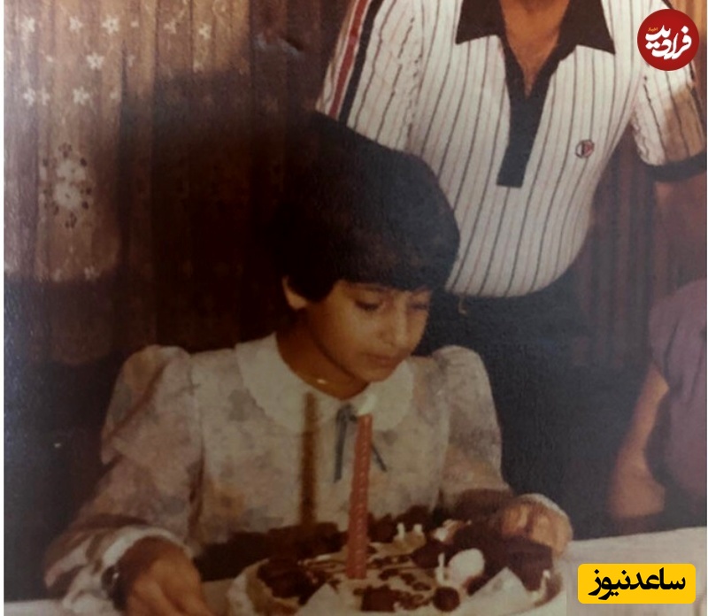 سیما تیرانداز در 8 سالگی