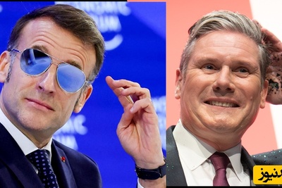 ببینید| تقلید ناشیانه نخست وزیر انگیلیس از رئیس جمهور فرانسه که باعث خنده حاضران شد+ ویدیو