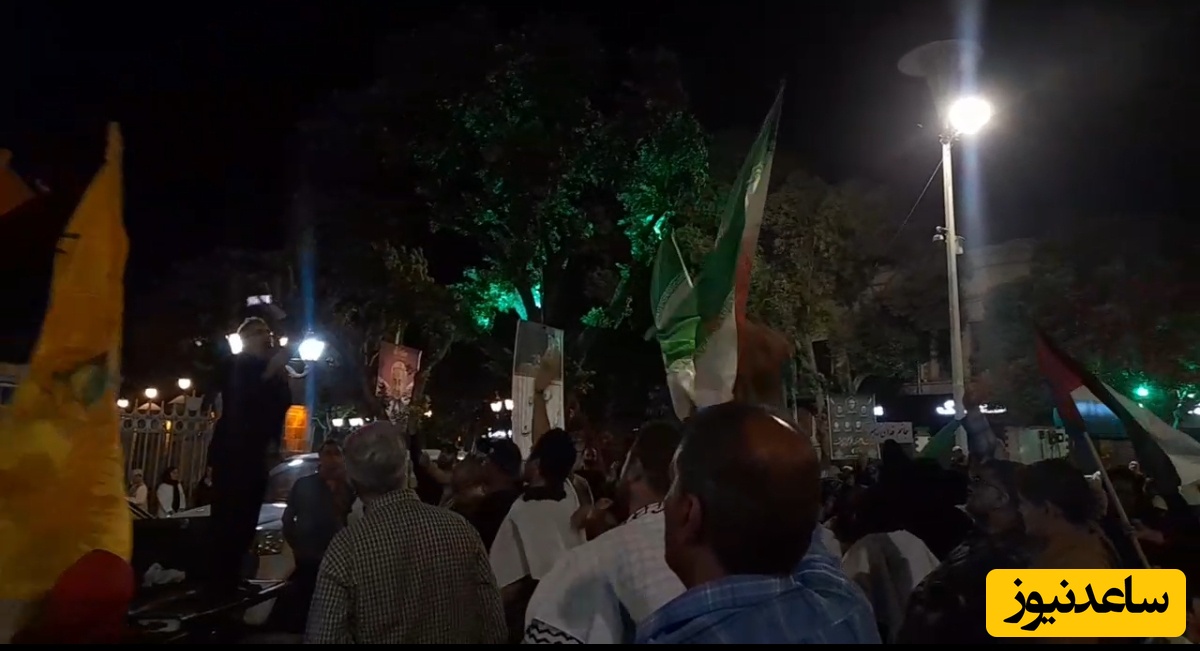 (فیلم) تجمع مردم تبریز در میدان اصلی شهر همزمان با حمله اسرائیل به این شهر / این شهر، شهر ستار خانه، ما رو از چی میترسونید؟