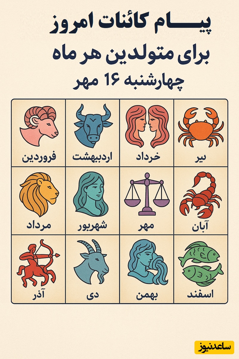 پیام کائنات امروز برای متولدین هر ماه/  به خودت فرصت بده لحظه ها رو عمیق حس کنی و آرام پیش برو